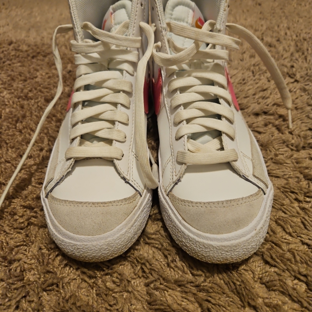 Youth Nike Blazers 77 Mid Pinksicle Sneakers - Picture 4 of 5